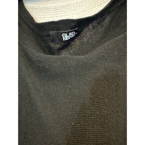 Glad News Black Oversized Sweater Dress - Picture 2 of 4